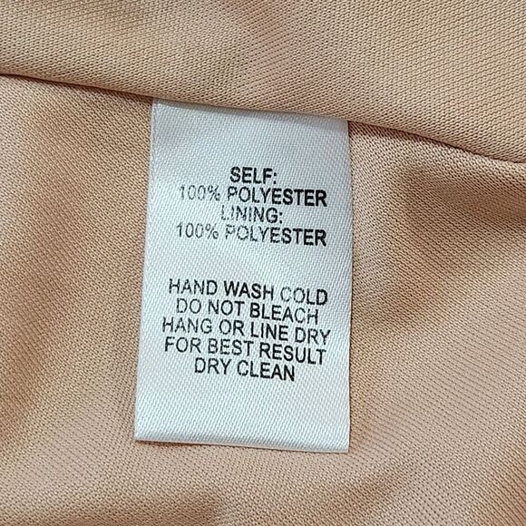 Lulus Crescendo Wrap Dress Blush Pink Maxi Flutter Sleeveless Women's Small - Picture 9 of 15